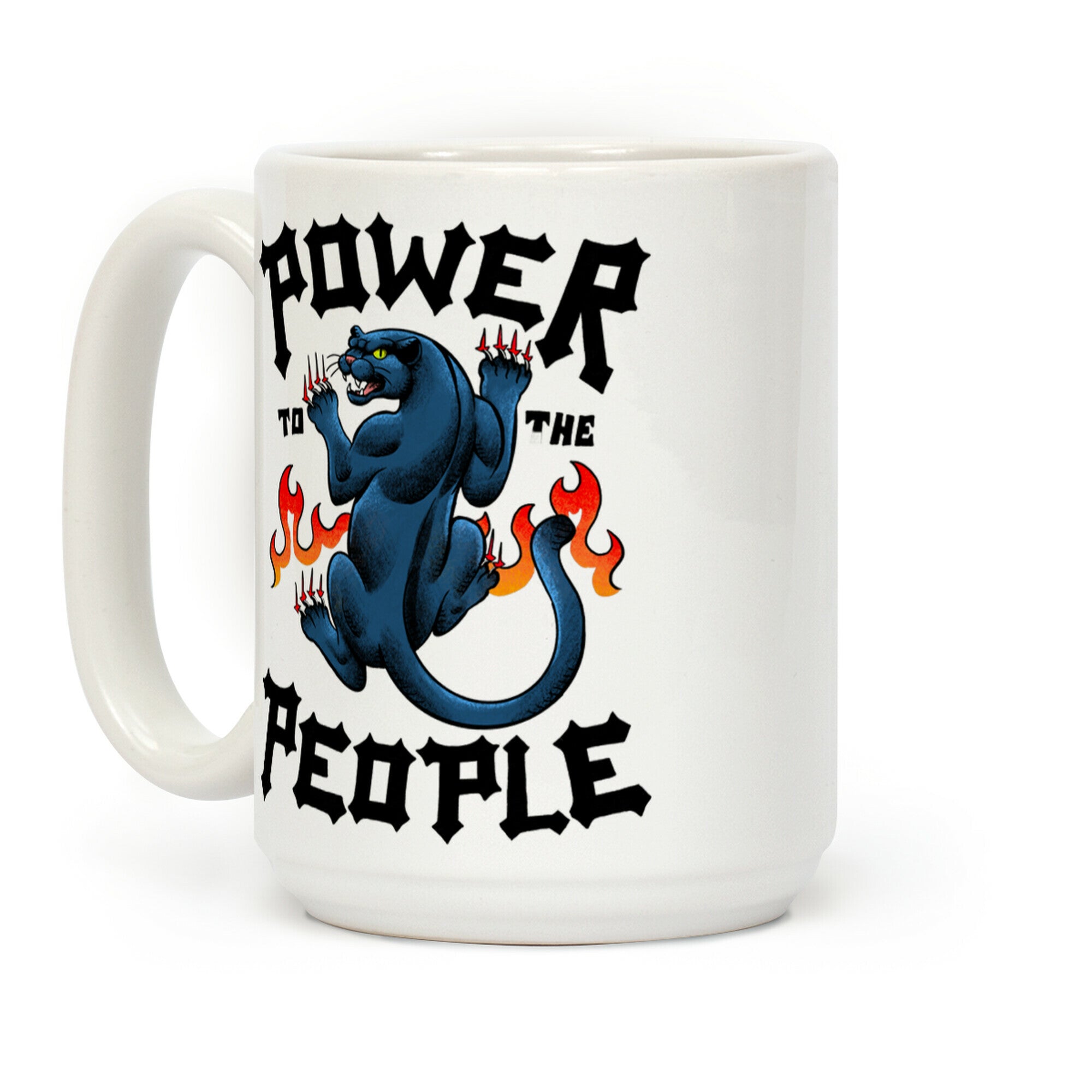 Power to the People Panther Coffee Mug
